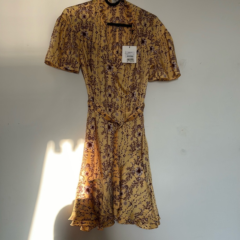 Sandro yellow dress